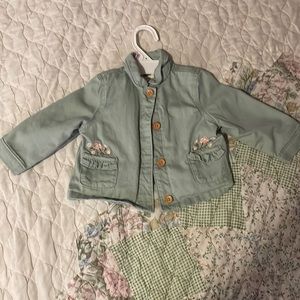 Carter’s Baby girls button green jacket